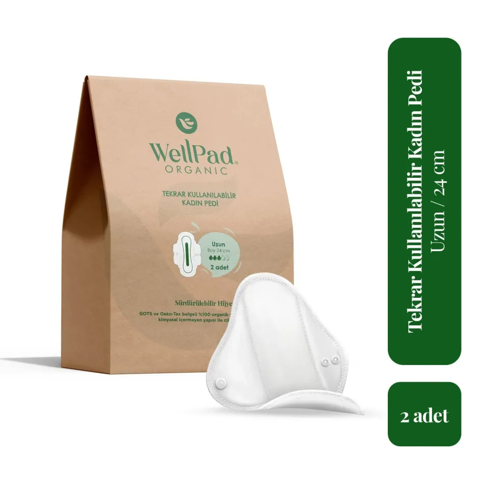 WellPad Tekrar Kullanılabilir Ped Uzun